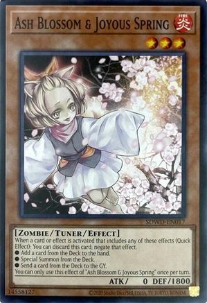 Image of Ash Blossom & Joyous Spring (Unlimited Misprint) (SDWD-EN017) - Structure Deck: Blue-Eyes White Destiny Unlimited