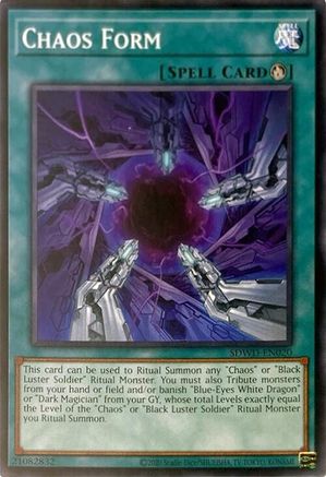 Image of Chaos Form (Unlimited Misprint) (SDWD-EN020) - Structure Deck: Blue-Eyes White Destiny Unlimited