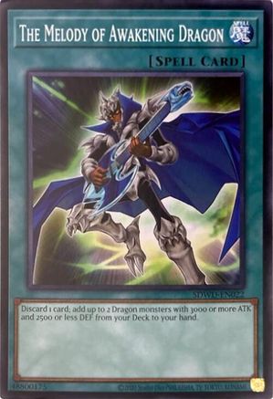Image of The Melody of Awakening Dragon (Unlimited Misprint) (SDWD-EN022) - Structure Deck: Blue-Eyes White Destiny Unlimited
