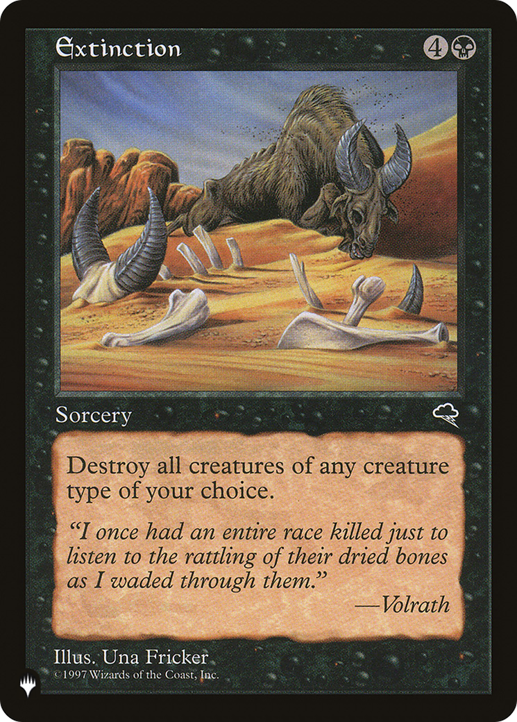 Image of Extinction (LIST-TMP-135) - The List