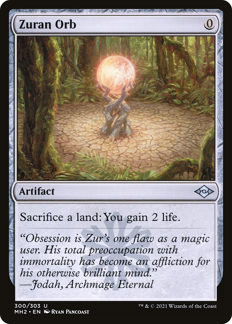 Image of Zuran Orb (MH2-300) - Modern Horizons 2 Etched Foil