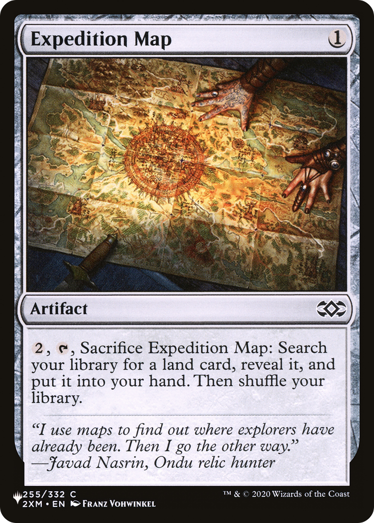 Image of Expedition Map (LIST-2XM-255) - The List
