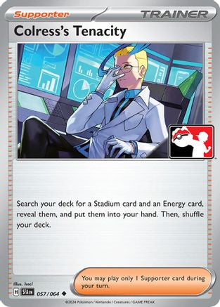 Image of Colress's Tenacity 057/064  - Holofoil Prize Pack Series Cards - Uncommon