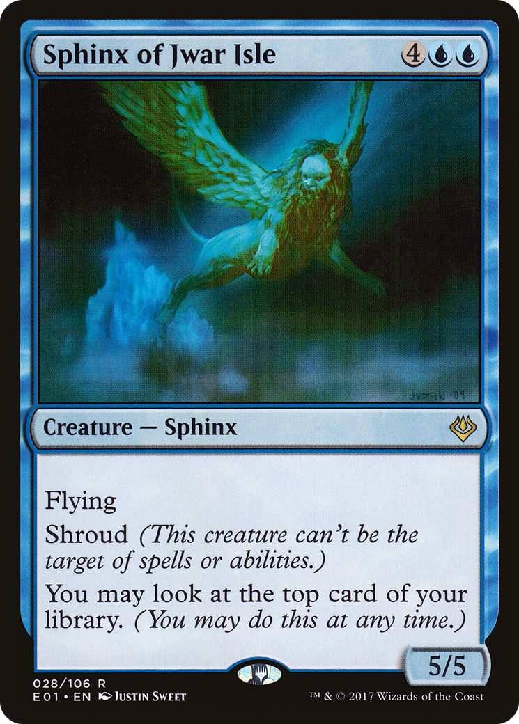 Image of Sphinx of Jwar Isle (AC2-028) - Archenemy: Nicol Bolas