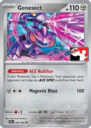 Image of Genesect 040/064  - Holofoil Prize Pack Series Cards - Uncommon