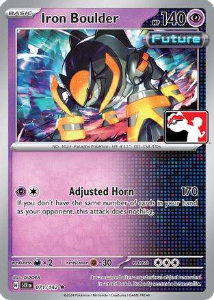 Image of Iron Boulder 071/142  Prize Pack Series Cards - Rare