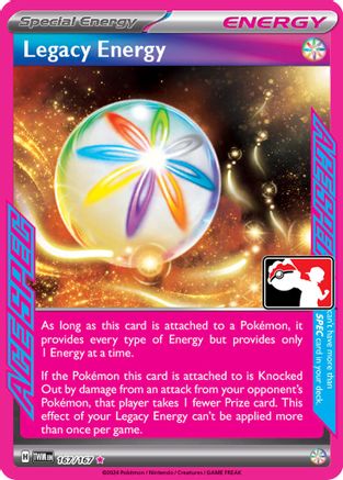 Image of Legacy Energy 167  - Holofoil Prize Pack Series Cards - ACE SPEC Rare
