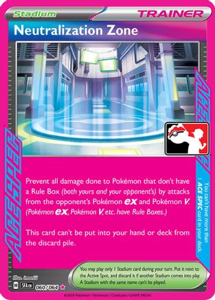 Image of Neutralization Zone 060  - Holofoil Prize Pack Series Cards - ACE SPEC Rare