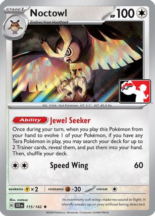 Image of Noctowl 115/142  - Holofoil Prize Pack Series Cards - Rare