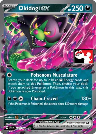 Image of Okidogi ex 036/064  - Holofoil Prize Pack Series Cards - Double Rare