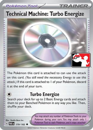 Image of Technical Machine: Turbo Energize 179  - Holofoil Prize Pack Series Cards - Uncommon