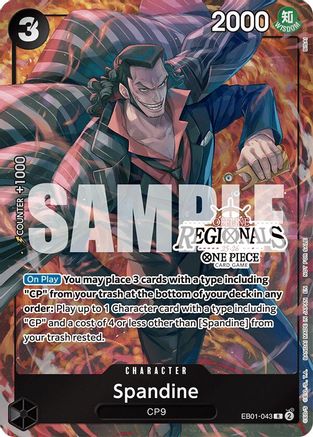 Image of Spandine (Regional Participation Pack 2025 Vol.1) (EB01-043) - One Piece Promotion Cards