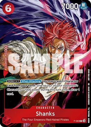 Image of Shanks (Event Pack Vol. 6) (P-083) - One Piece Promotion Cards Foil