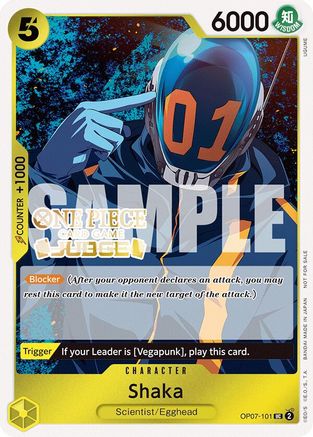 Image of Shaka (Judge Pack Vol. 5) (OP07-101) - One Piece Promotion Cards Foil