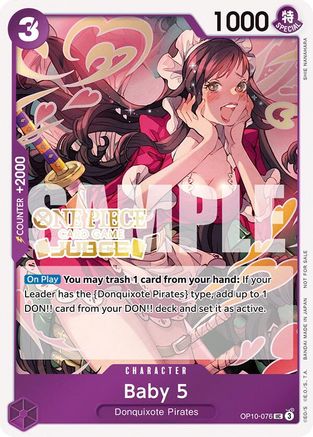 Image of Baby 5 (Judge Pack Vol. 5) (OP10-076) - One Piece Promotion Cards Foil