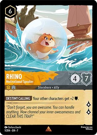 Image of Rhino - Motivational Speaker (1/204) - Archazias Island Cold Foil