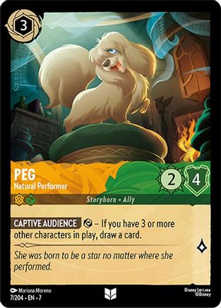 Image of Peg - Natural Performer (7/204) - Archazias Island Cold Foil