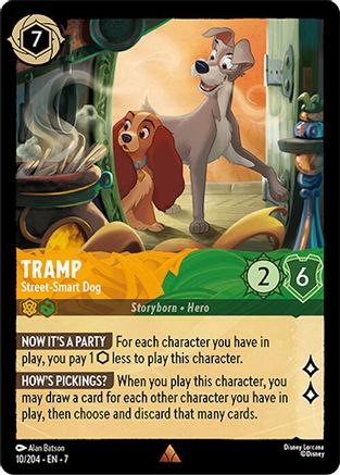 Image of Tramp - Street-Smart Dog (10/204) - Archazias Island Cold Foil