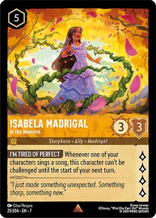 Image of Isabela Madrigal - In the Moment (25/204) - Archazias Island Cold Foil