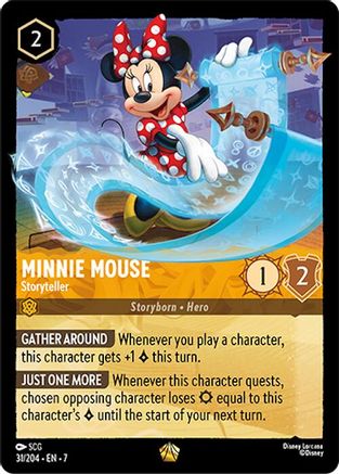 Image of Minnie Mouse - Storyteller (31/204) - Archazias Island Cold Foil