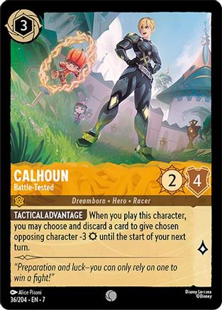 Image of Calhoun - Battle-Tested (36/204) - Archazias Island Cold Foil