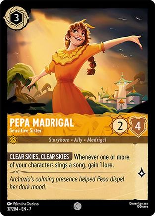 Image of Pepa Madrigal - Sensitive Sister (37/204) - Archazias Island Cold Foil