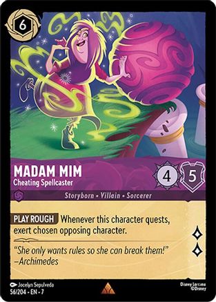 Image of Madam Mim - Cheating Spellcaster (56/204) - Archazias Island