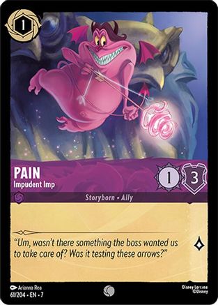 Image of Pain - Impudent Imp (61/204) - Archazias Island Cold Foil