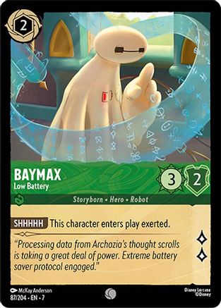 Image of Baymax - Low Battery (87/204) - Archazias Island