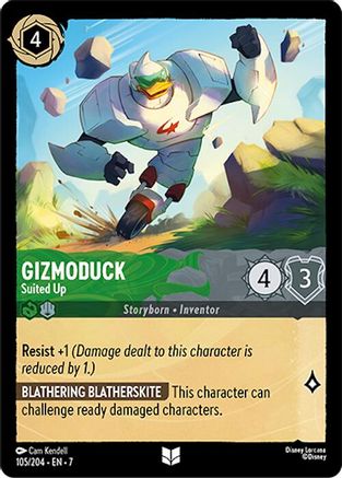 Image of Gizmoduck - Suited Up (105/204) - Archazias Island