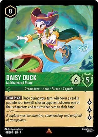 Image of Daisy Duck - Multitalented Pirate (108/204) - Archazias Island