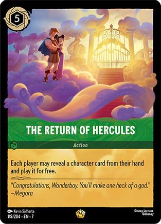 Image of The Return of Hercules (118/204) - Archazias Island Cold Foil