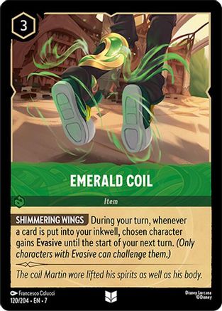 Image of Emerald Coil (120/204) - Archazias Island Cold Foil