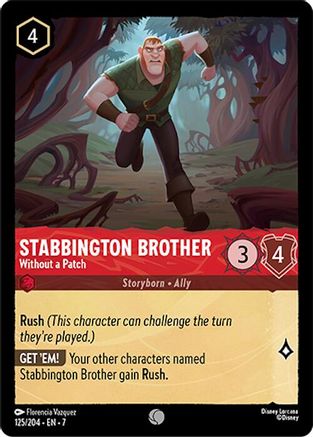 Image of Stabbington Brother - Without a Patch (125/204) - Archazias Island