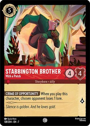 Image of Stabbington Brother - With a Patch (128/204) - Archazias Island