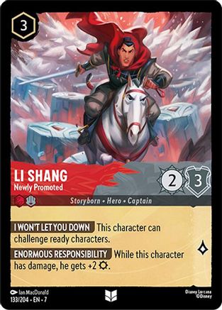 Image of Li Shang - Newly Promoted (133/204) - Archazias Island