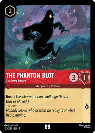 Image of The Phantom Blot - Shadowy Figure (135/204) - Archazias Island