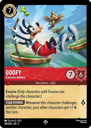 Image of Goofy - Extreme Athlete (139/204) - Archazias Island Cold Foil