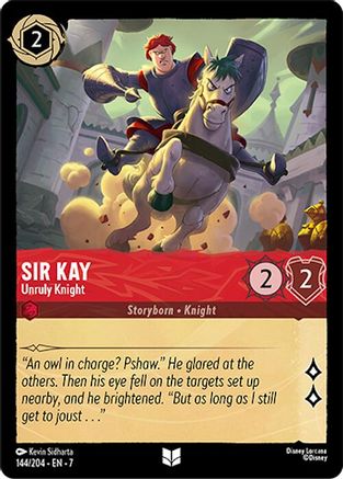 Image of Sir Kay - Unruly Knight (144/204) - Archazias Island Cold Foil