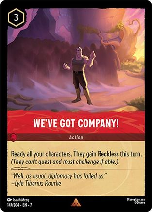 Image of We've Got Company! (147/204) - Archazias Island Cold Foil