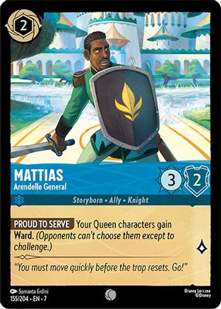 Image of Mattias - Arendelle General (155/204) - Archazias Island