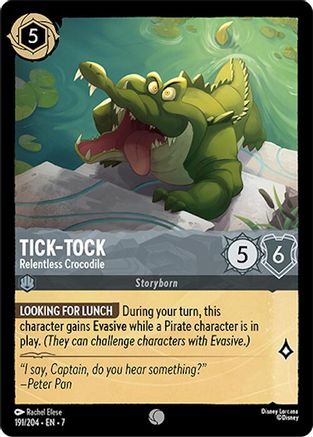 Image of Tick-Tock - Relentless Crocodile (191/204) - Archazias Island Cold Foil