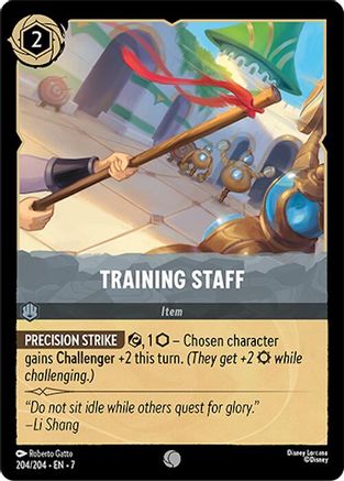 Image of Training Staff (204/204) - Archazias Island Cold Foil