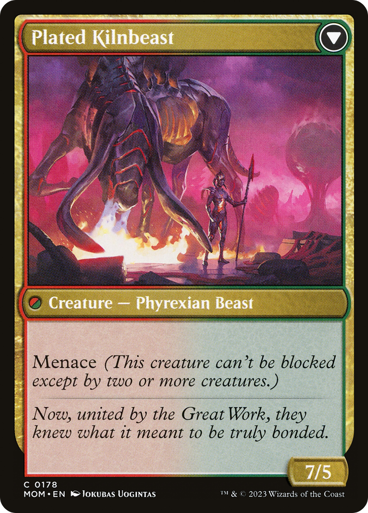 Image of Bonded Herdbeast (MOM-178) - March of the Machine Foil