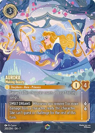 Image of Aurora - Waking Beauty (Enchanted) (205/204) - Archazias Island Holofoil