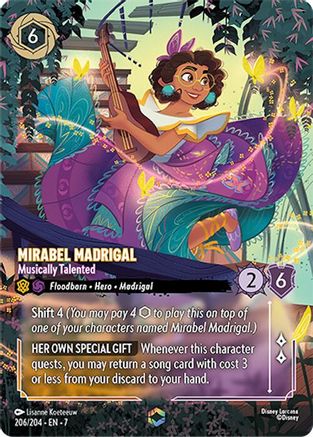 Image of Mirabel Madrigal - Musically Talented (Enchanted) (206/204) - Archazias Island Holofoil
