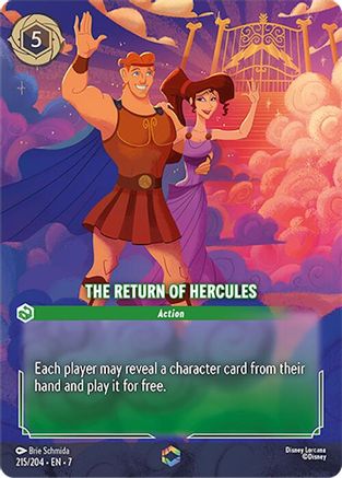 Image of The Return of Hercules (Enchanted) (215/204) - Archazias Island Holofoil