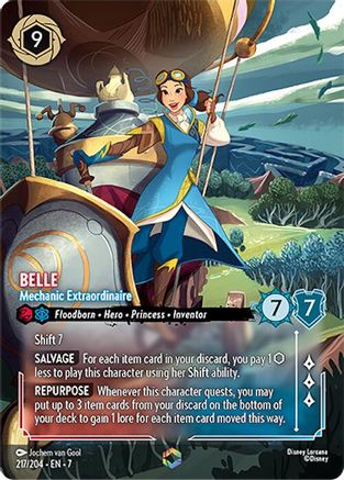 Image of Belle - Mechanic Extraordinaire (Enchanted) (217/204) - Archazias Island Holofoil