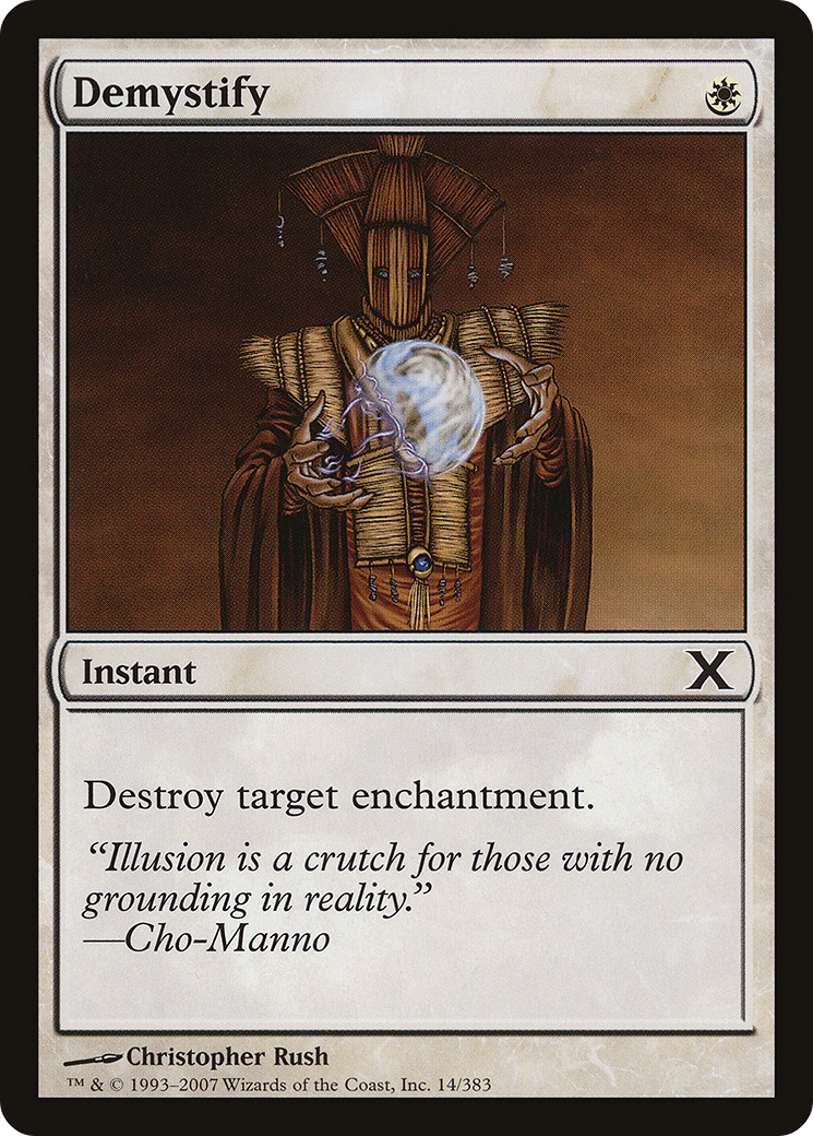 Image of Demystify (10E-014) - Tenth Edition Foil
