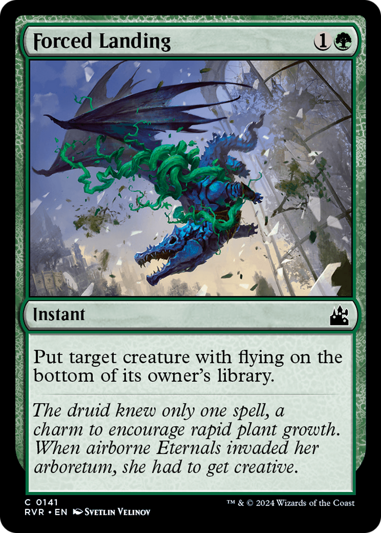 Image of Forced Landing (RVR-141) - Ravnica Remastered Foil